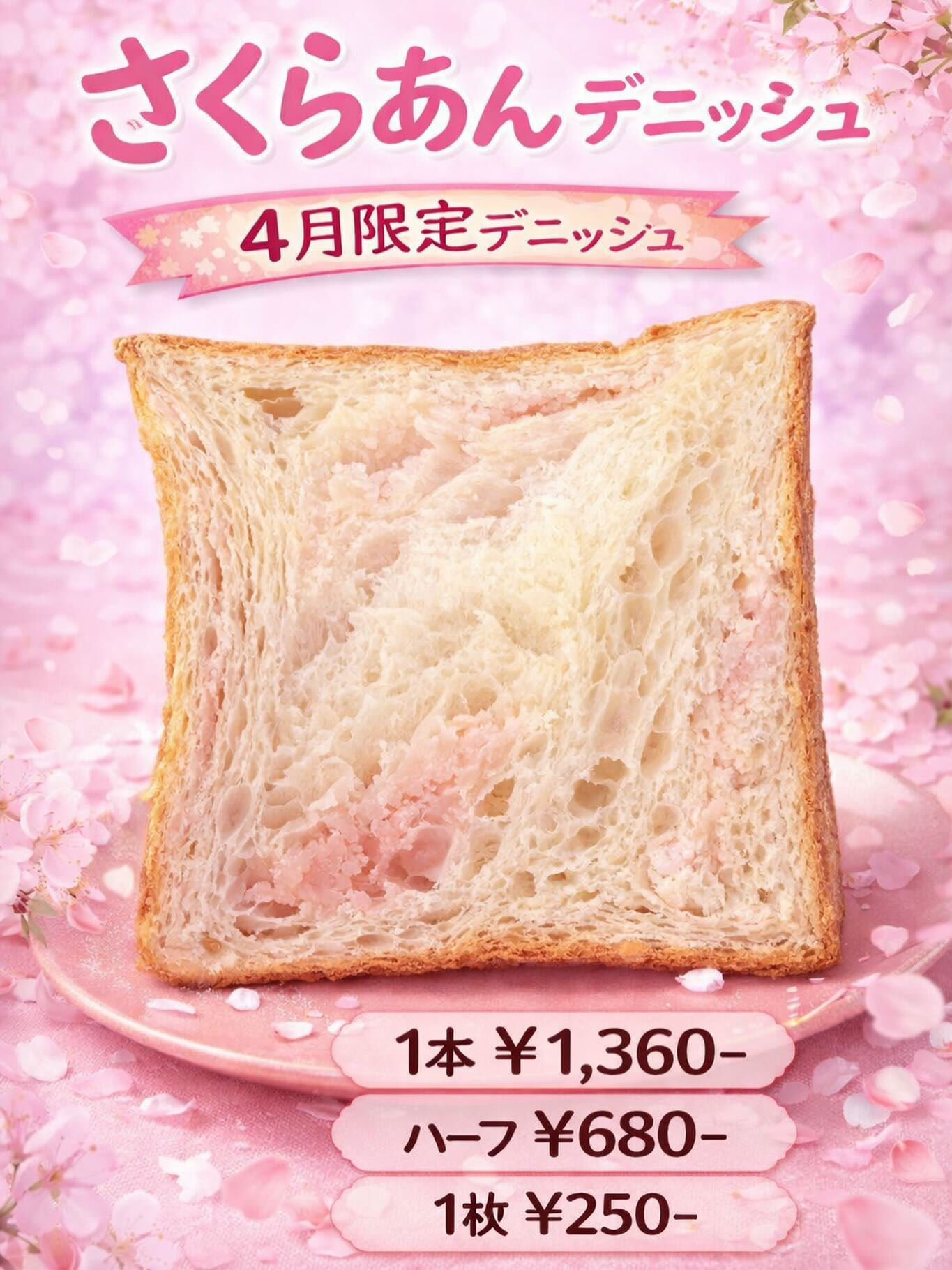 『4月の限定商品のお知らせ🫘🌸🍌🍫』
